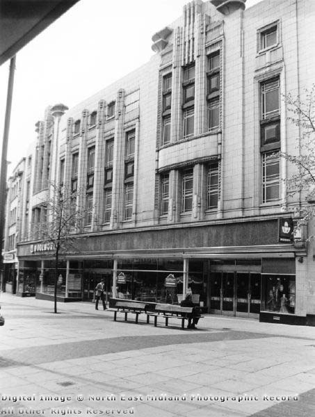Nottingham Listergate â€“ Store 36 | Woolies Buildings - Then and Now